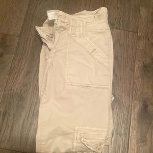 Low rise flare Garage cargo pants